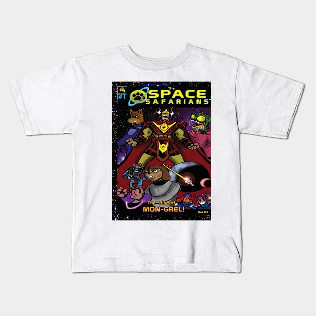The Space Safarians- The Rise of Mon- Grel Kids T-Shirt by DocNebula